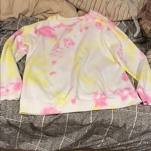 Tie dye crew neck